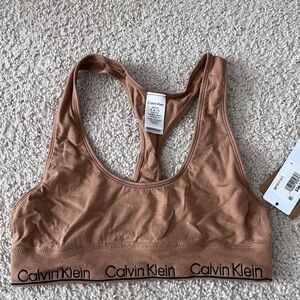 Calvin Klein cotton racerback bralette